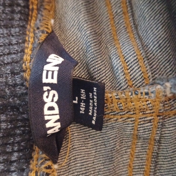 Lands End Boys Husky Iron Knee Stretch Pull On Denim Jeans size Large husky - Picture 4 of 5